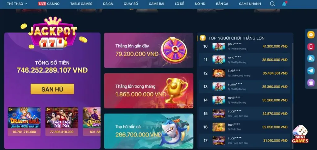 Slot Game Rồng Vàng May Mắn
